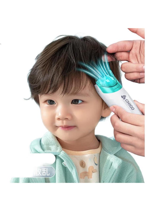 CHIGO Baby Hair Clipper With Automatic Hair Suction, Children'S Hair Trimmer, Newborn Hair Cutting Tool, Electric Hair Clipper And Scissors 6658 - Image 3