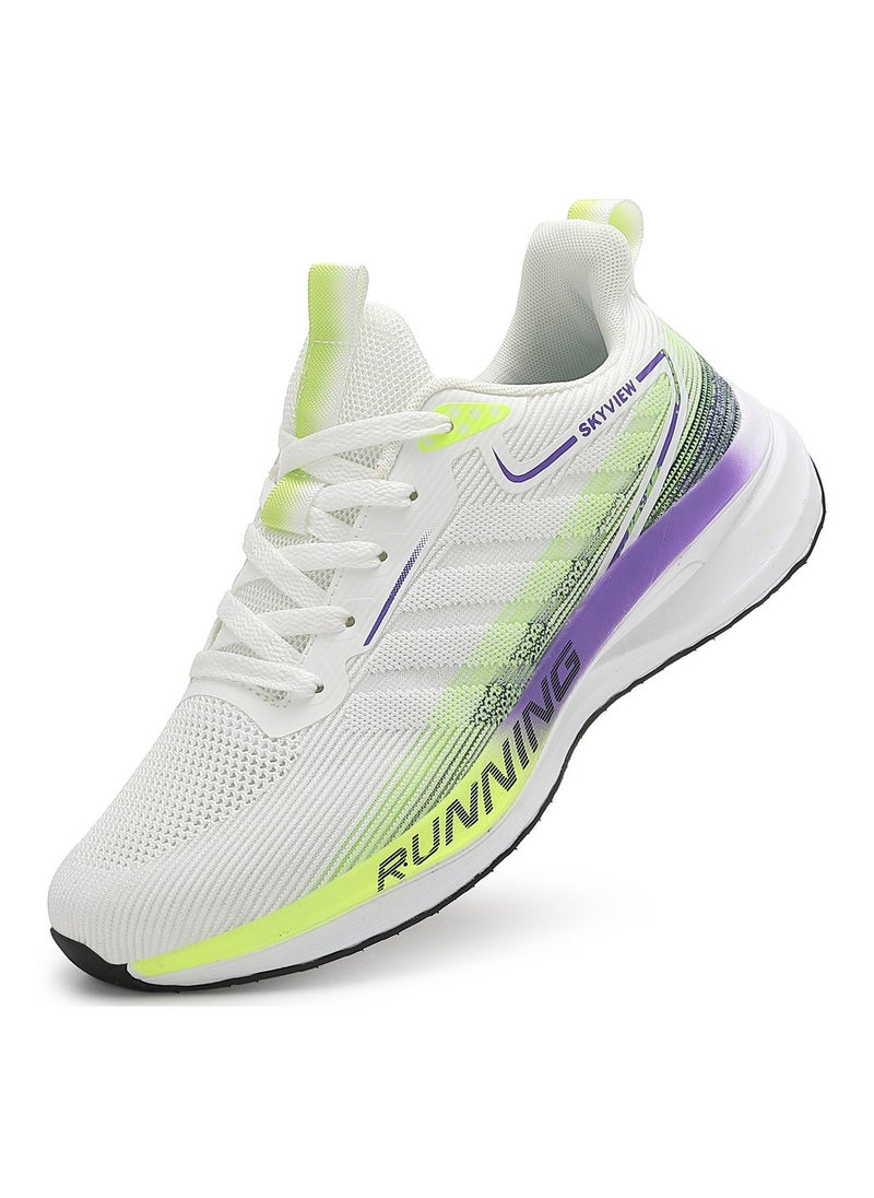 Sky View Sky View Men's Colorblock Sneakers Wide Walking Shoes Lightweight Slip on Sneakers Breathable Wide Athletic Running Shoes For Men  - Image 1