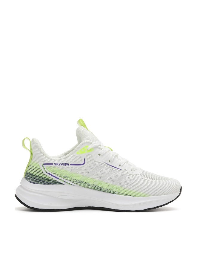 Sky View Men's Colorblock Sneakers Wide Walking Shoes Lightweight Slip on Sneakers Breathable Wide Athletic Running Shoes For Men