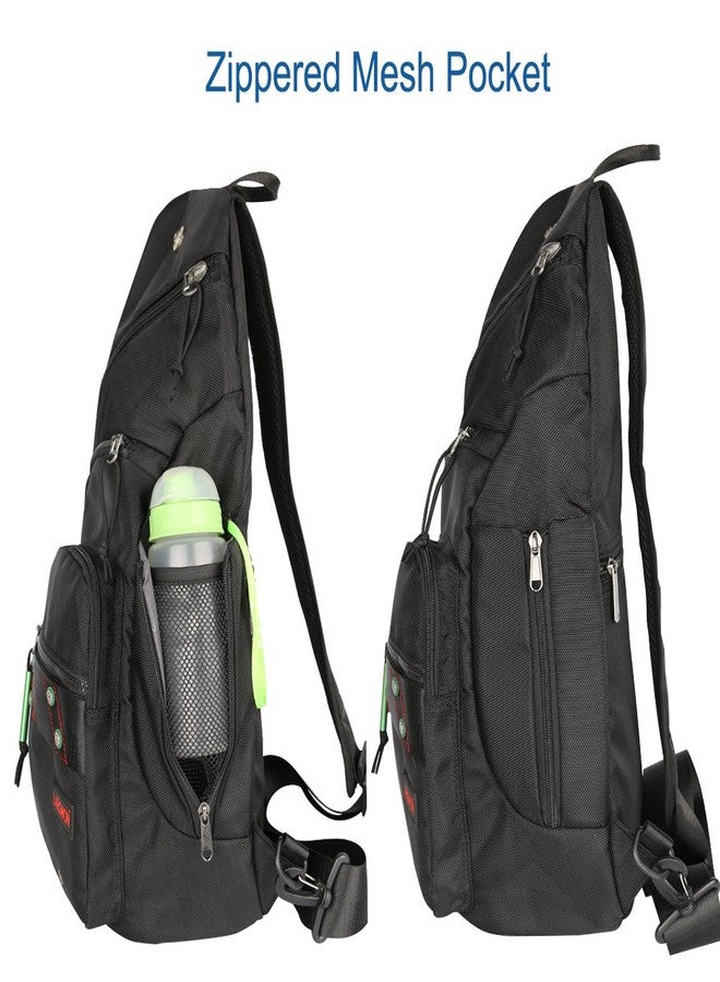 Larswon Sling Backpack, Sling Bag Laptop, Crossbody Bag Men, Shoulder Bags Black - Image 5