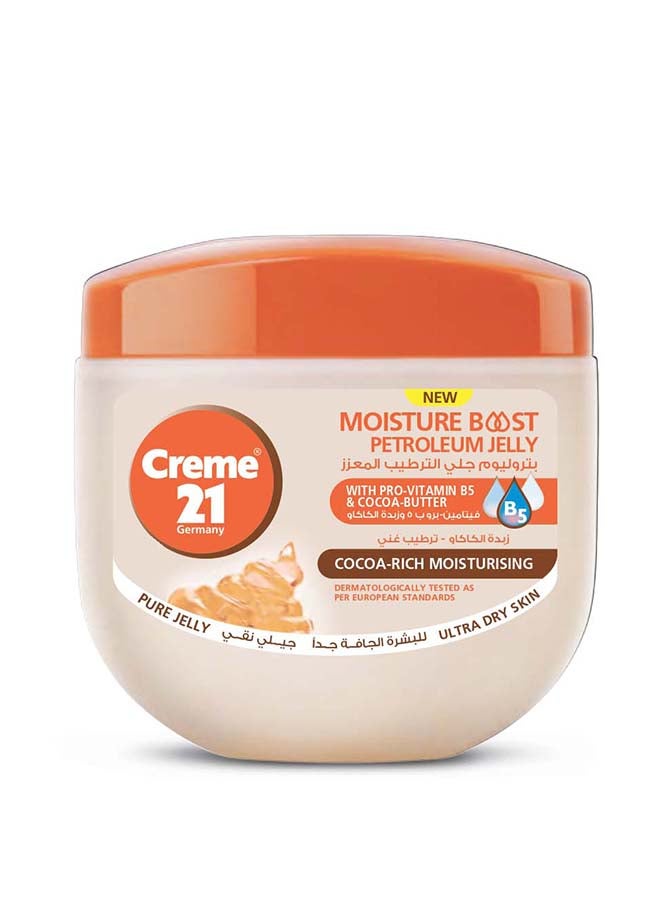 Creme 21 Cocoa-Rich 100% Pure Petroleum Jelly | Face, Body & Hand Moisturizer with Cocoa Butter & Pro-Vitamin B5 | Deep Hydration & Nourishment | Ultra Dry Skin | Dermatologically Tested - Image 1