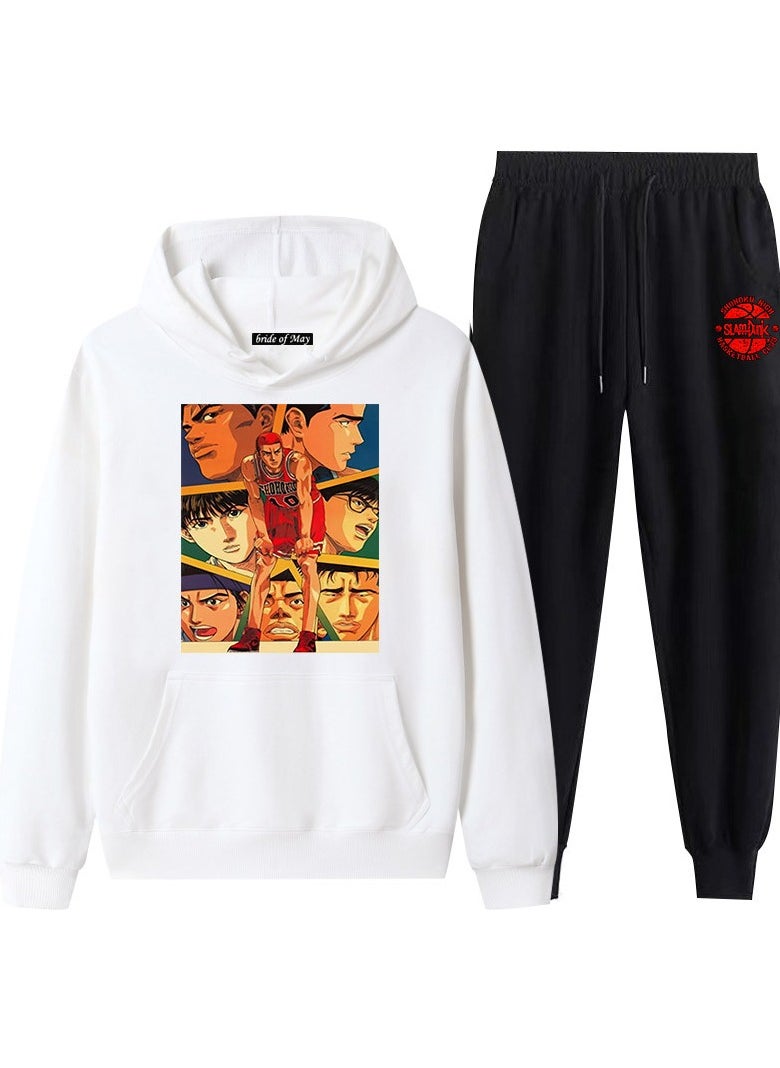 KUYING New Slam Dunk Printed Hoodie Set  - Image 1
