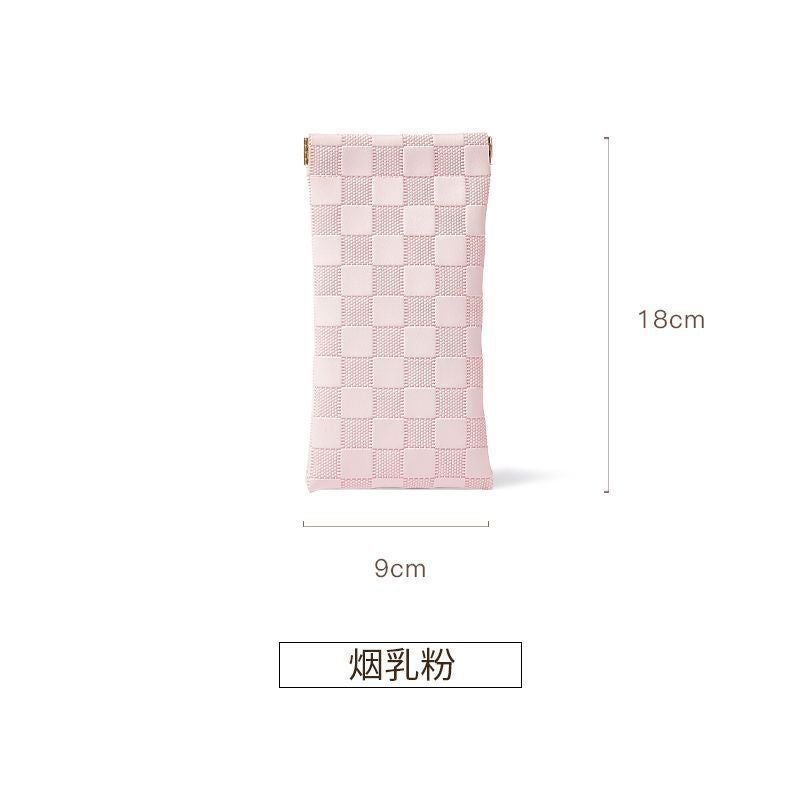 Glasses Bag Sunglasses Sunglasses Men'S And Women'S Glasses Bag Auto-Closing Glasses Storage Bag Leather Glasses Bag - Image 1