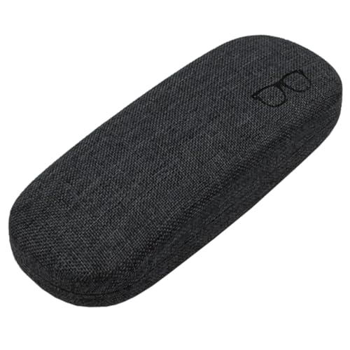 EastyGold Eyeglasses Case Eye Glasses Box Eyewear Container Protector Cover Sunglasses Bag Hard Shell Protective Pouch (Black) - Image 1