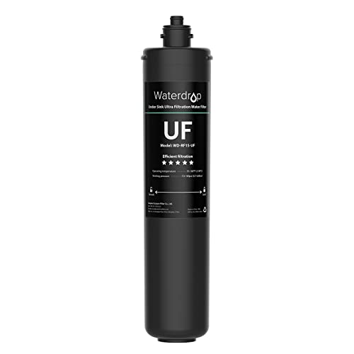 Waterdrop RF15-UF 0.01 Micron Replacement Filter Cartridge for 15UA/15UA-UF/15UB/15UB-UF/15UC/15UC-UF Under Sink Water Filter, Reduces Lead, Chlorine, Bad Taste & Odor, 19K Gallons High Capacity - Image 1