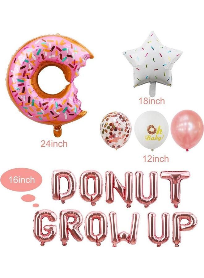 NIBEMINENT Donut Birthday Party Decoration Balloon Set - Image 3