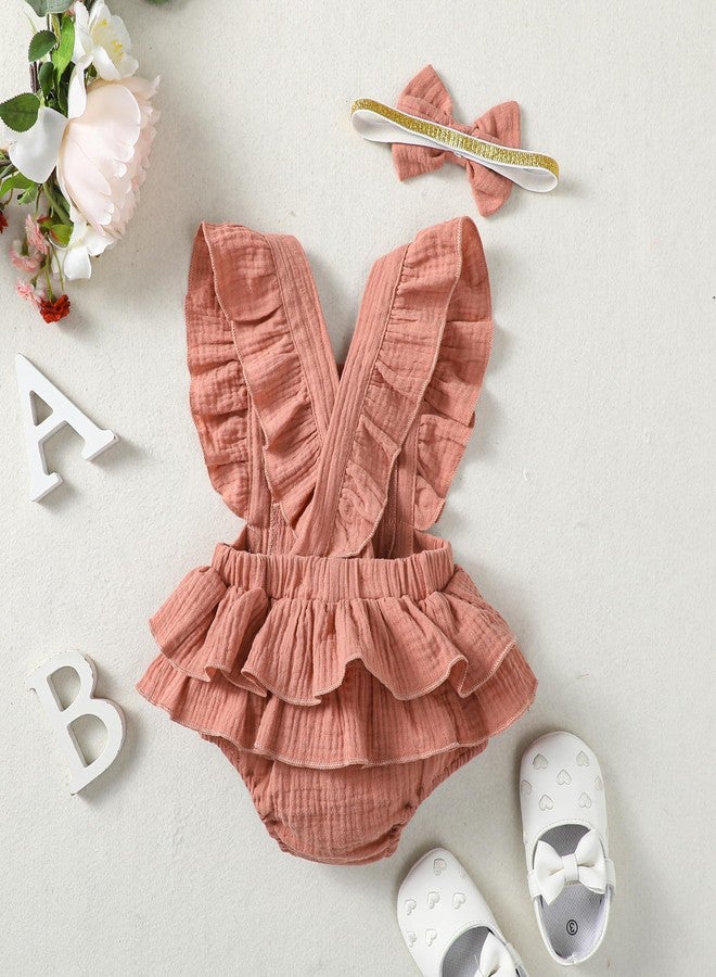 Happidoo Baby Girls Half Birthday Outfit 1/2 Birthday Clothes Romper Half Way to One Birthday Bodysuit (Pink,6-12 Months) - Image 3