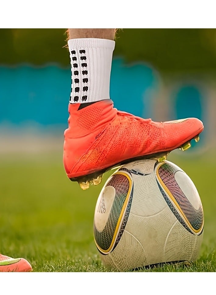 3 Pairs of Grip Socks, Tight Fitting Grip Socks Football Socks Wear-Resistant Football Non-Slip Football Men for Training - Image 3