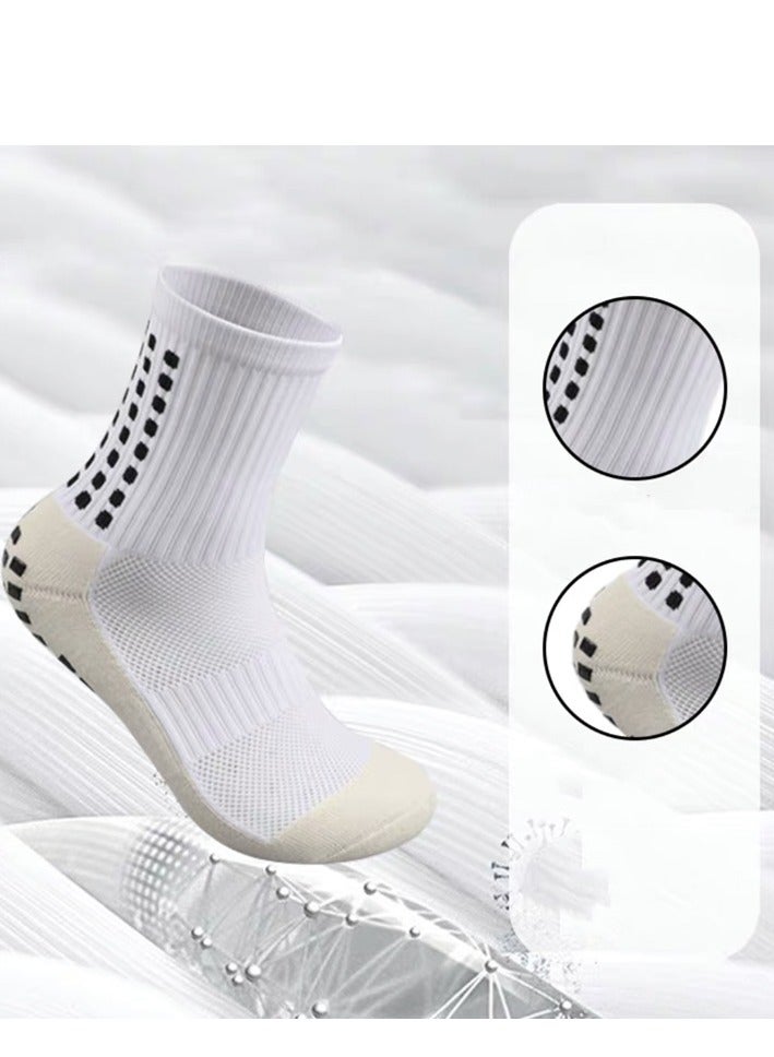 3 Pairs of Grip Socks, Tight Fitting Grip Socks Football Socks Wear-Resistant Football Non-Slip Football Men for Training - Image 4