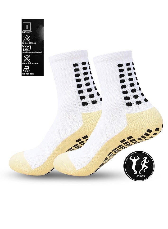 3 Pairs of Grip Socks, Tight Fitting Grip Socks Football Socks Wear-Resistant Football Non-Slip Football Men for Training - Image 2