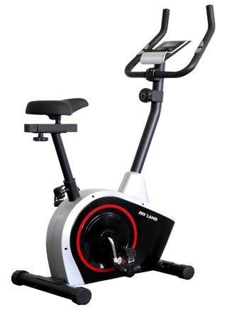 Upright Magnetic Exercise Bike | Elegant Black & Silver Design | 8-Level Resistance | 5Kg 2-Way Flywheel | FitShow App | Digital Display | 100Kg Max User | Portable Home Gym - pzsku/Z34AAB37B51D9FDECD175Z/45/_/1739800814/4bd58b20-02d1-49f8-8487-5382224218ff