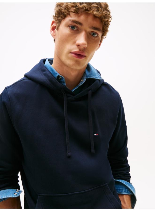 TOMMY HILFIGER Flag Embroidery Terry Drawstring Hoody - Image 1