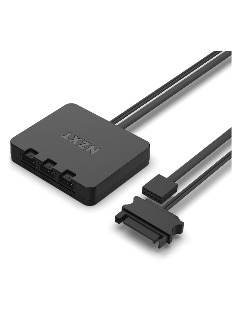 ان زد اكس تي مراوح F120 RGB DUO عبوة ثلاث قطع من إن زي إكس تي  اللون أبيض - RF-D12TF-W1 - Image 4