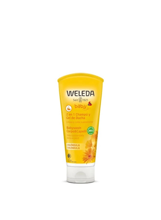 Weleda Baby Calendula Shampoo and Body Wash 200ml - Image 1