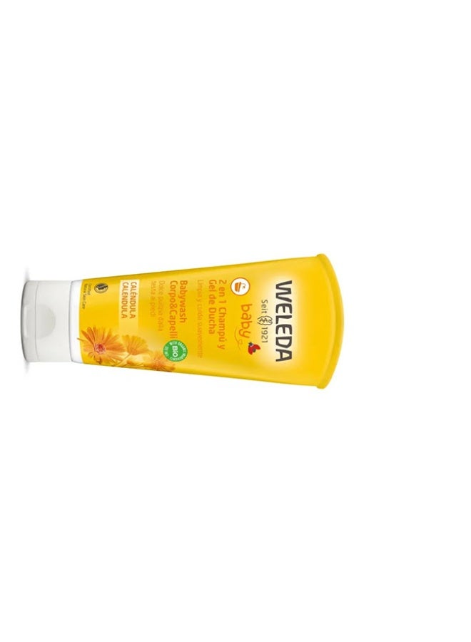 Weleda Baby Calendula Shampoo and Body Wash 200ml - Image 2