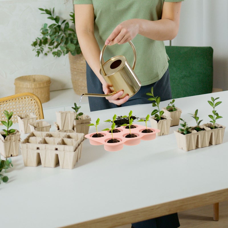 2pcs Silicone Starter Tray Greenhouse Starter Tray Gardening Germination Silicone Tray - Image 4