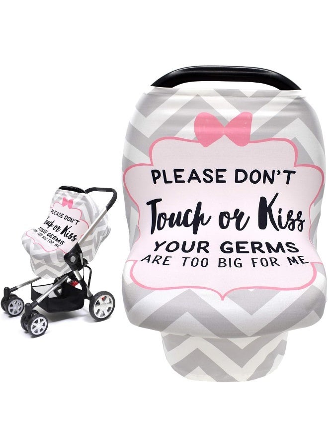 Metplus No Touch Sign Car Seat Cover for Babies - Image 1