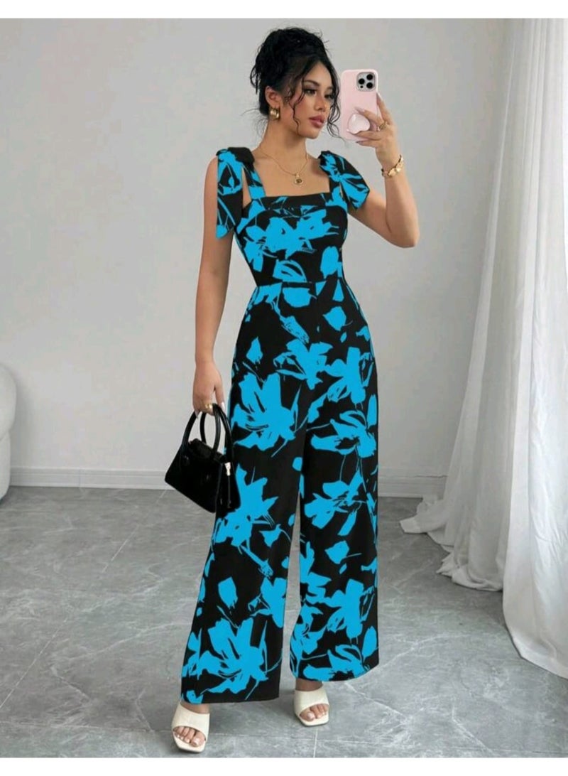 SHEIN Women's Printed Fashion Jumpsuit - Image 2