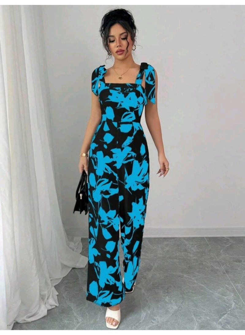 SHEIN Women's Printed Fashion Jumpsuit - Image 3