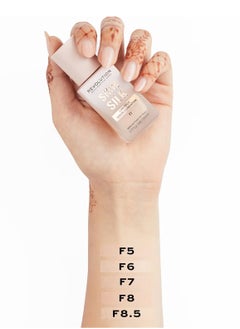 REVOLUTION Skin Silk Serum Foundation F8  - Image 3