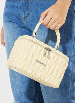 Styli Textured Zip Around Handbag  - Image 4