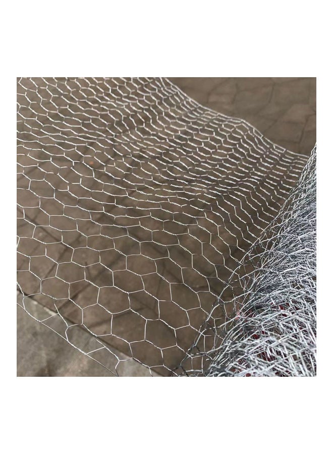 Loquat Wire Mesh Hexagonal with Compact Holes Silver - Image 5