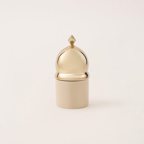 Qourb beige porcelain sugar bowl