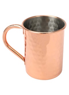 AL SANIDI Habb Al-Romman Stainless steel coffee and tea cup Coffee cup for trips and travel Coppery capacity 400 ml  - Image 1
