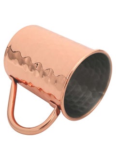 AL SANIDI Habb Al-Romman Stainless steel coffee and tea cup Coffee cup for trips and travel Coppery capacity 400 ml  - Image 3