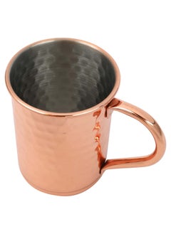 AL SANIDI Habb Al-Romman Stainless steel coffee and tea cup Coffee cup for trips and travel Coppery capacity 400 ml  - Image 5