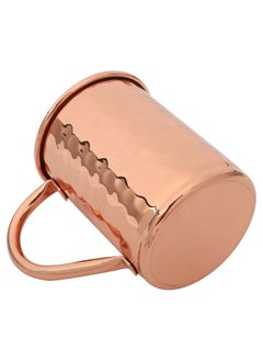 AL SANIDI Habb Al-Romman Stainless steel coffee and tea cup Coffee cup for trips and travel Coppery capacity 400 ml  - Image 4