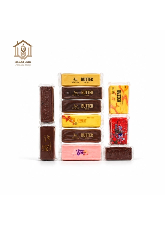 CME Slow-Rising Chocolate & Butter Bar Squishy Stress Relief Toy – Sensory Fidget Toy - Image 1