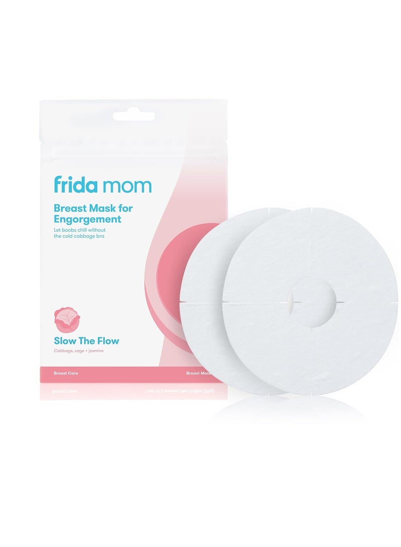 frida mom Mask For Hydration- Made With Aloe Vera, Honey, Tea Tree Oil, Cucumber To Nourish And Soothe Breast- 2 Sheet Masks  - Image 4