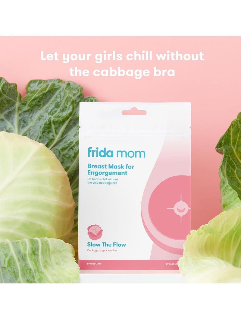 frida mom Mask For Hydration- Made With Aloe Vera, Honey, Tea Tree Oil, Cucumber To Nourish And Soothe Breast- 2 Sheet Masks  - Image 5