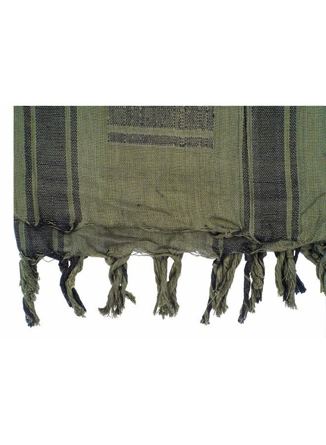 Mato & Hash Military Shemagh Tactical 100% Cotton Scarf Head Wrap, Olive Drab, Single - Image 5
