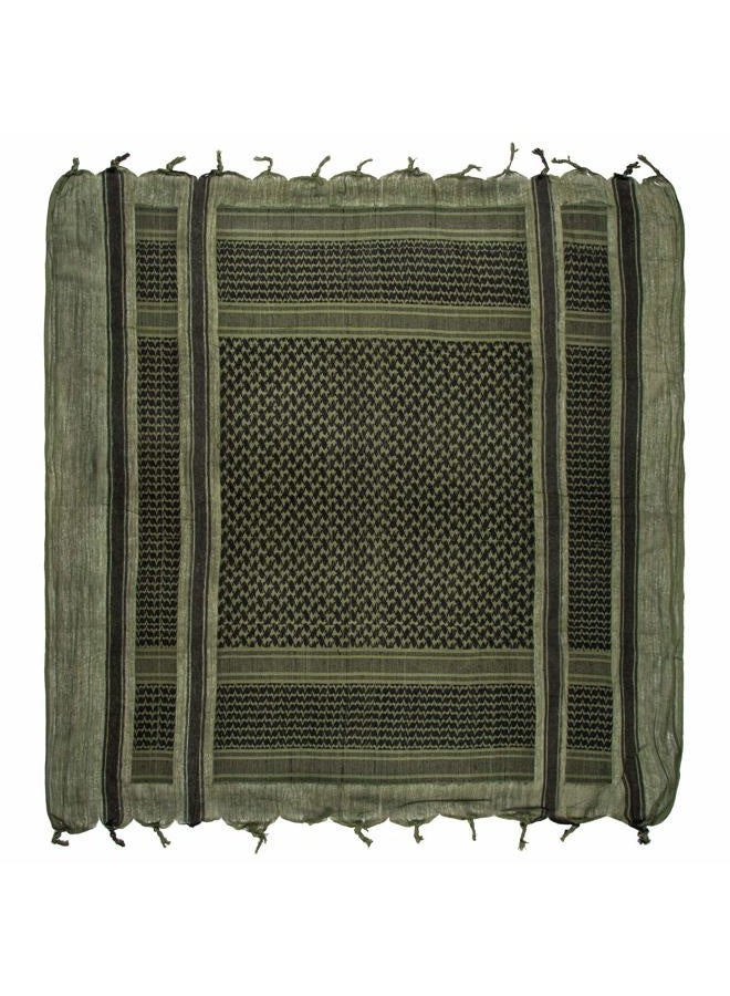 Mato & Hash Military Shemagh Tactical 100% Cotton Scarf Head Wrap, Olive Drab, Single - Image 4