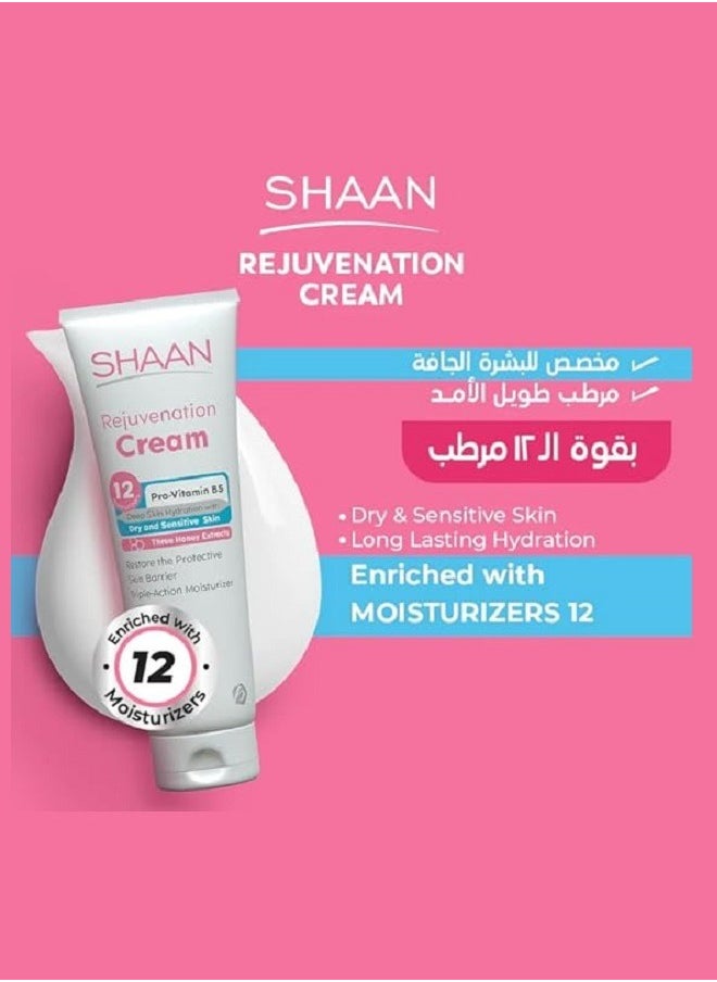 Shaan Rejuvenation Cream Dry And Sensitive Skin 120gm  - Image 2