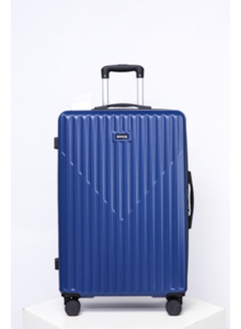 Space Luggage Set of 3 Hardside with Spinner Wheels & Lightweight ABS Luggage for Travel, 28/24/20- Navy - Image 2