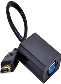 Generic Hdmi input to vga output adapter 1080p for laptop pc monitor - black
