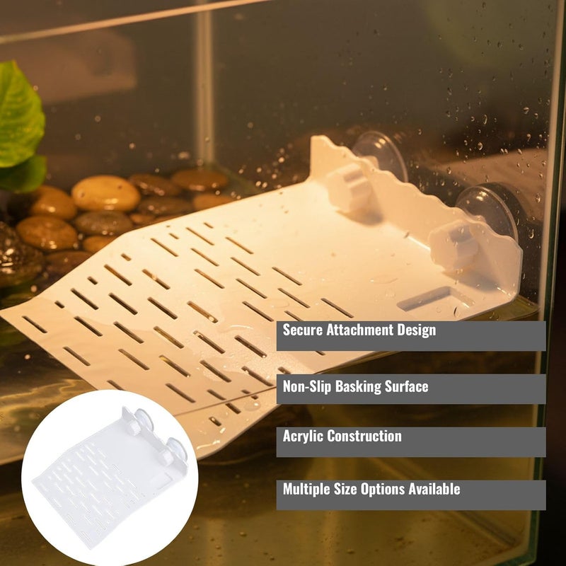 Turtle Basking Platform for Aquarium Tanks with Strong Suction Cup Mount and Non-Slip Surface - Image 3