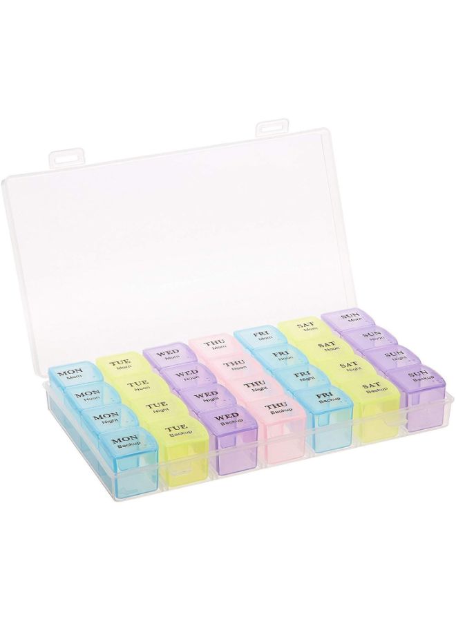 28-Slot Weekly Pill Organizer - Image 3