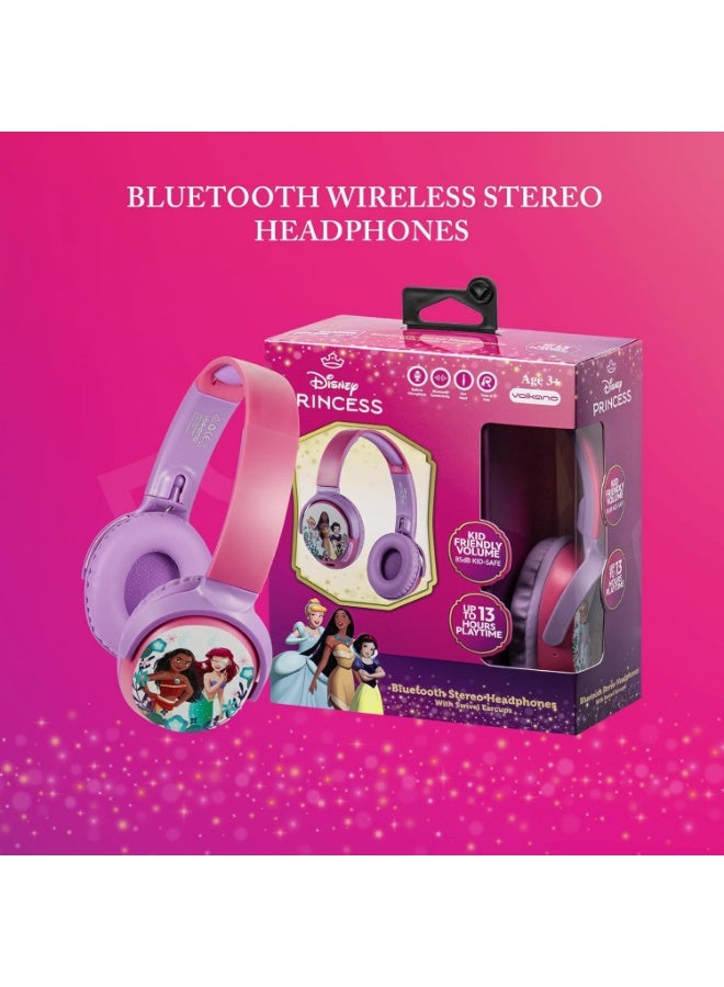 Volkano Disney Princesses Bluetooth Wireless Stereo Headphones (DY-9955-PC2) - Image 5