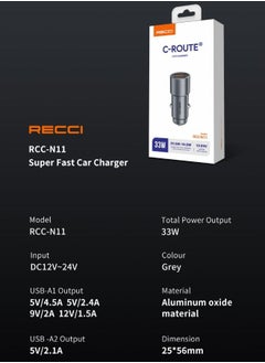 C-ROUTE Car Charger 33W Grey-RCC-N11 - pzsku/Z34ABC6D9E1A87FC0E875Z/45/_/1672659004/930c9ba3-2e36-49d6-bf09-4babe38e6971