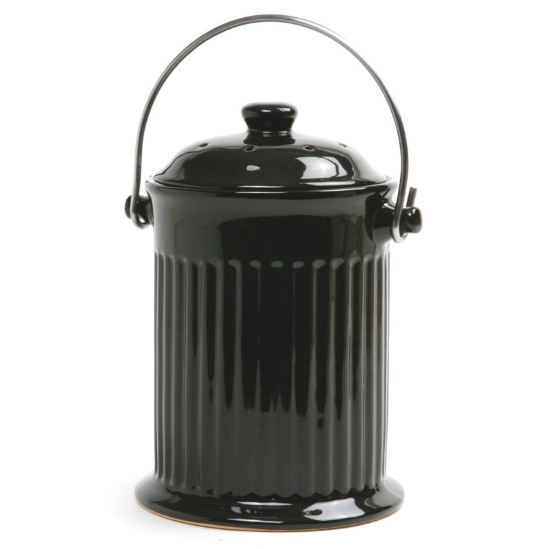 Norpro Norpro Ceramic Compost Keeper Black 93EB 