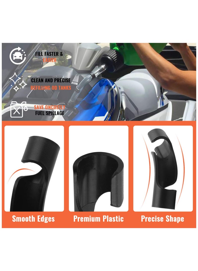 SOLARAE Hose Bender for Racing Fuel Tanks 2 Pack, Gas Cans, Utility Containers, Hose Benders Compatible with VP, Sportsman, Rural King Jugs to Bend Hose, Provides the Ideal Bend for Your Fuel Hose - Image 5