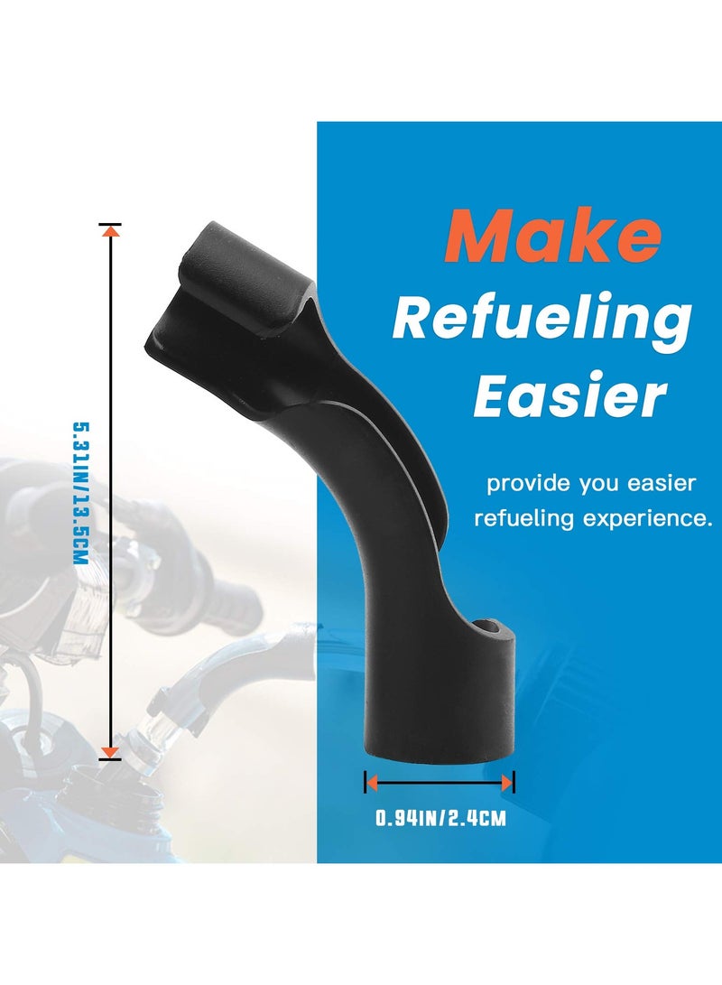 SOLARAE Hose Bender for Racing Fuel Tanks 2 Pack, Gas Cans, Utility Containers, Hose Benders Compatible with VP, Sportsman, Rural King Jugs to Bend Hose, Provides the Ideal Bend for Your Fuel Hose - Image 4