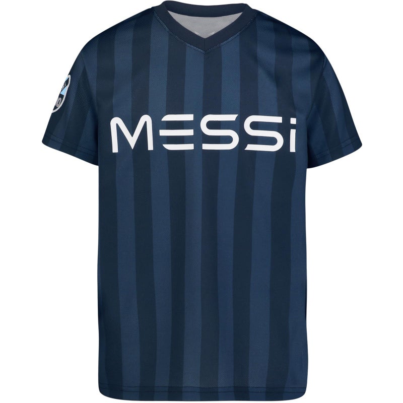 Messi Men's Heatwave V-Neck Tee, Lifestyle Short Sleeve T-Shirt, Standard Fit with Graphic - Image 5