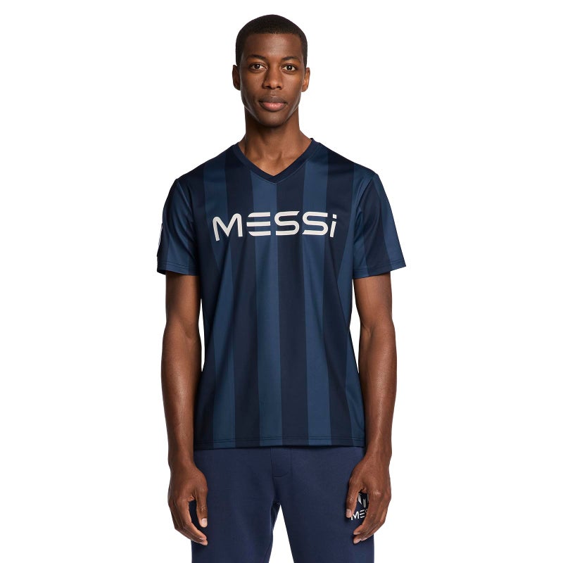 Messi Men's Heatwave V-Neck Tee, Lifestyle Short Sleeve T-Shirt, Standard Fit with Graphic - Image 1