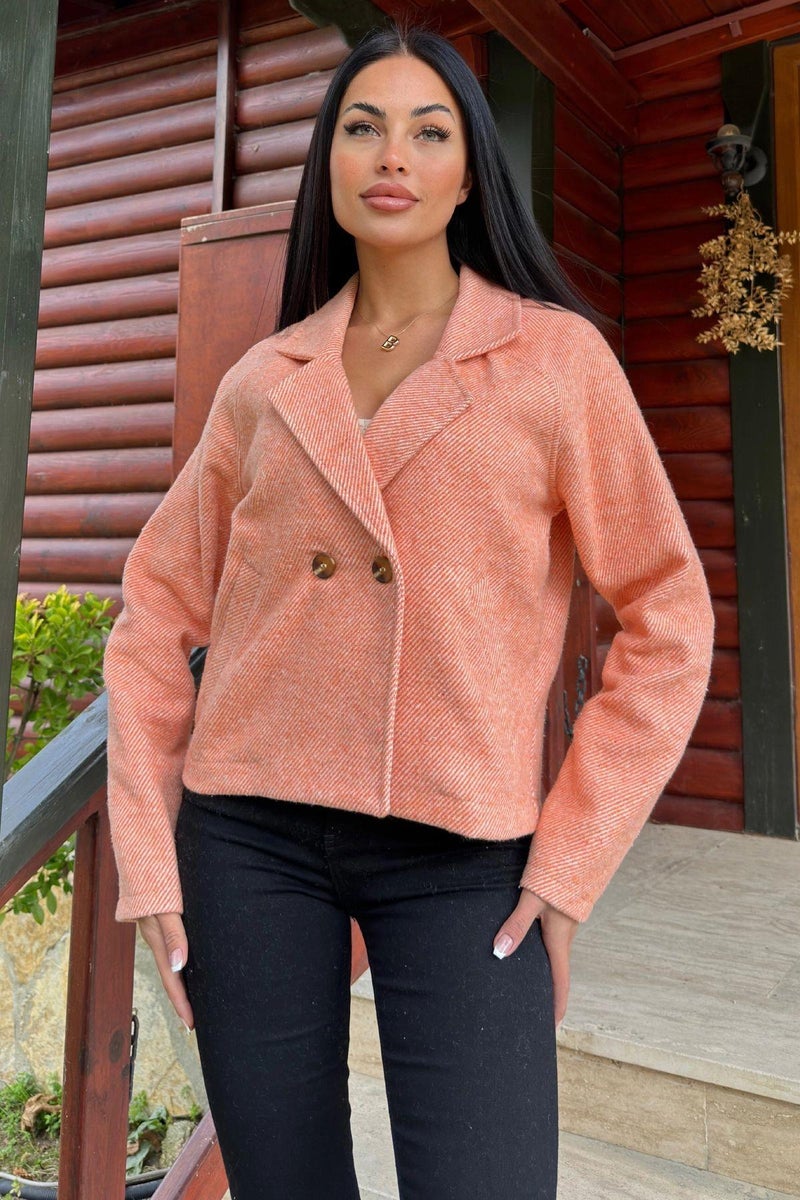 Weshaya Jacket Women Orange - Image 3