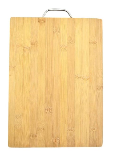 Bamboo Kitchen Cutting Board with Handle, Wooden Chopping Block for Vegetables and Fruits (20 * 30CM)